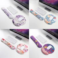 Эргономичный коврик для мыши с клавиатурой, подставка для запястья, коврик, игровой коврик для облегчения боли, удобный коврик для запястья с нескользящей полиуретановой основой