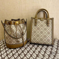 TB桶包2024新款水桶包经典印花时尚百搭款手提包斜挎包单肩包手拎