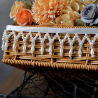 Новинка, лента ручной работы с бисером, кисточка, Хрустальный жемчуг, кружевная подвеска из бисера, «сделай сам», аксессуары для юбки чонсам