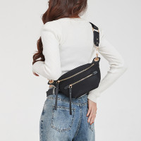 网红胸包女士斜跨包日系ins牛津布包包女潮休闲百搭运动骑行腰包