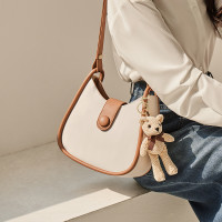 纳兰杜包包女2024新款单肩包秋真牛皮水桶包大容量通勤斜挎女包潮