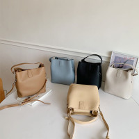 时尚包包新款女2023单肩斜跨包韩国ins简约潮流气质水桶包批发