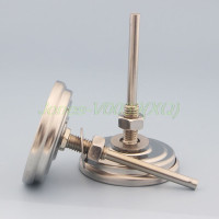 Термометр для барбекю, градусник из нержавеющей стали для гриля с углем для барбекю, по Фаренгейту и с индикатором температуры для приготовления мяса