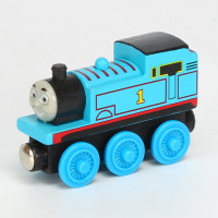 Деревянные игрушки для поездов Thomas and Friends, магнитные соединяемые треки, поезда, игрушки для мальчиков и девочек, развивающая игрушка для малышей