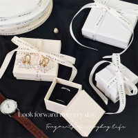 大地纸野陶石陶纸颗粒纸小红书跨境饰品首饰包装盒戒指耳钉手链