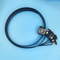 6 линий/Цветная чернильная трубка шланг труба трубка 1 м с УФ малая заслонка винтовые гайки oring для Epson R330 R290 T50 L1800 1390 демпфер