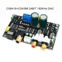 CS8416 CS4398 Плата декодера цифро-аналоговый преобразователь с цифровым интерфейсом 24bit 192K SPDIF коаксиальное оптическое волокно для AUX для усилителя ТВ