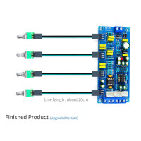 Плата тона UNISIAN NE5532 OP-AMP Hi-Fi предусилитель Bass, плата управления громкостью и тоном для усилителей, комплект «сделай сам»