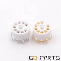 Керамический 9-контактный разъем B9A для печатной платы 12AX7 12AT7 12AU7 6DJ8 ECC82 5670 6922 Hifi Audio винтажный усилитель DIY, 10 шт.