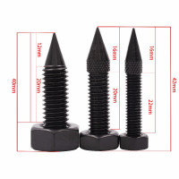 M6 M8 M10 резьба железо акустические шипы Hifi аудио усилитель инструмент для монитора сабвуфер изоляция подставка ножки конус регулировка высоты