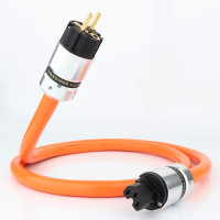 Разъем питания Preffair D505 5N OFC из чистой меди европейского стандарта EU/US шнур питания Schuko HIFI