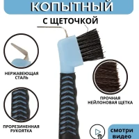 Крючок копытный с щеточкой