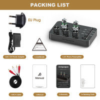 Ampapa A1 HIFI GE5654 вакуумный трубчатый фонограф предусилитель для поворотных столов предусилитель для аудио усилитель для наушников с управлением тоном