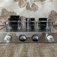 Вакуумный трубчатый усилитель Tokban 6n2 6p15, комплект «сделай сам», 2,0 ламповый усилитель 3,5 Вт * 2 высокой мощности, Bluetooth 5,0, Aux, FM, Vu Meter, Hi-Fi усилитель звука