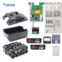 BL1860 Аккумулятор для Makita 18 в DIY 3.0Ah 6.0Ah 1860 1850 корпус коробка с BMS печатной платой защита зарядки чехол digital BL1840