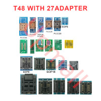 V12.63 оригинальный T48 [TL866-3G] TL866II Plus Замена программатора 27 шт. адаптеров ForT48 NAND Flash AVR PIC Bios USB программатор