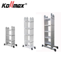 厂家供应铝合金梯子多形态折叠梯便捷家用梯子