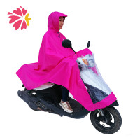 摩托车雨衣单人泼水镜 男女成人电动车骑行加大加厚防水雨披批发