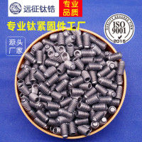 钛紧固件厂家 钛内六角紧定螺丝 钛机米螺丝 钛柱端止付螺丝