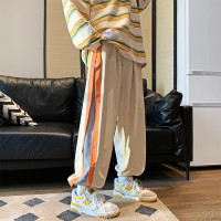 青少年束腳運動褲潮牌嘻哈褲子男高街ins潮痞帥氣休閒褲寬鬆長褲