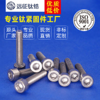 钛螺丝优质供应商 M5 钛内六角螺丝 M5*8-M5*20 纯钛杯头内六角