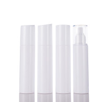 80ml喷雾瓶 PET塑料瓶 80毫升乳液白色瓶子 化妆品瓶 平顶罩瓶子