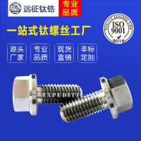 专业厂家现货 钛螺栓 钛合金法兰面螺栓 钛螺丝