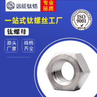 厂家现货 M8 钛螺帽 无起定量供应 DIN934 钛螺帽母（TA2 GR2）