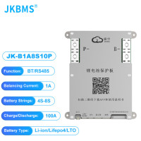 Аккумуляторная батарея JKBMS B1A8S10P, bms Φ 6S 7S 8S 12V 24V с активным балансом 1A bms lifepo4