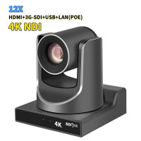 NDI 4K Ultra HD 12x/20x оптический зум видеокамера для конференц-связи USB HD MI SDI POE PTZ видеокамера для церкви, прямая трансляция