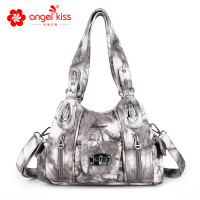 天使之吻新款女士扎染Y2K手提包时尚高级感欧美风单肩托特包批发