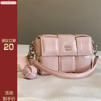 南风Chio2nd 编织初夏小方包包女2024新款粉色高级感单肩斜挎包