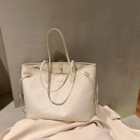 法国小mk望京之都提花托特包包女通勤2023新款潮ins大容量单肩包