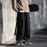 美式工裝褲男長褲子夏季薄款直筒闊腿寬鬆潮牌胖子加肥大尺碼休閒褲