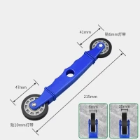 1 шт. инструмент для установки резиновой сетки на колесо окно ручная установка ремонтный ролик пряжа с двойной головкой нажимной шкив