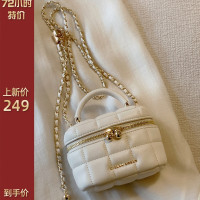 CIERRA KOREY 白金香风盒子包包女2024新款质感链条单肩斜挎小包