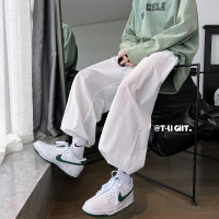 冰絲男生褲子夏季薄款ins高街束腳運動厚棉褲百搭潮流潮牌休閒長褲