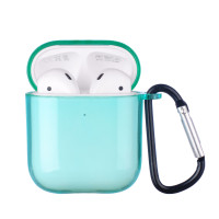 Чехол для наушников AirPods, AirPods 2 полупрозрачный ментоловый