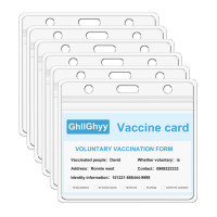 厂家批发PVC软质胸卡套防水卡证件学生卡套透明展会 PVC卡套 卡套