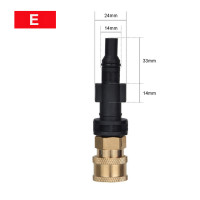 Адаптер для мойки высокого давления G1/4 дюйма, БЫСТРОРАЗЪЕМНАЯ насадка для очистителя Karcher, LAVOR, Black Decker, Bosch, Parkside