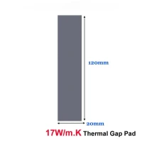 Новинка, термопрокладки 17 Вт/мК OEM для ЦП, ГП, радиатор, охлаждающая проводящая силиконовая прокладка, высокая производительность, термопрокладка, многоразмерная толщина