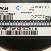 100 шт./OSRAM LYT67F 1210/3528 супер яркие светодиодные лампы 585 нм желсветильник для рулевого управления автомобилем