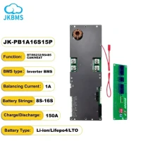 Интеллектуальный инвертор JKBMS BMS 8S 16S 24 в 48 в 100A 150A 200A 8S-16S семейное хранилище энергии Lifepo4/li-ion/LTO для инвертора Growatt Deye