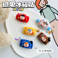 小红书仿真糖果零食冰箱贴 diy立体创意冰箱贴卡通树脂配件磁性贴