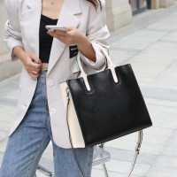 托特包2023新款韩版时尚斜挎单肩手提包女大容量通勤真皮女包
