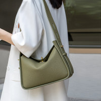 2023新款高级感子母包 厂家批发单肩女包 头层真皮手提牛皮水桶包