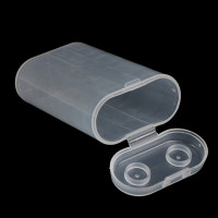 2 шт., пластиковые чехлы для хранения аккумуляторов 18650