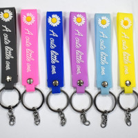 ins潮流钥匙链加宽胶带便携 2021新款小汽车电动车钥匙扣现货批发