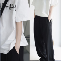 英文短袖 日系復古圓領休閒 印花字母