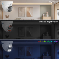 Hiseeu 5MP 8MP 4K POE IP камера безопасности ONVIF CCTV купольная камера видеонаблюдения камера для обнаружения лица камера ночного видения